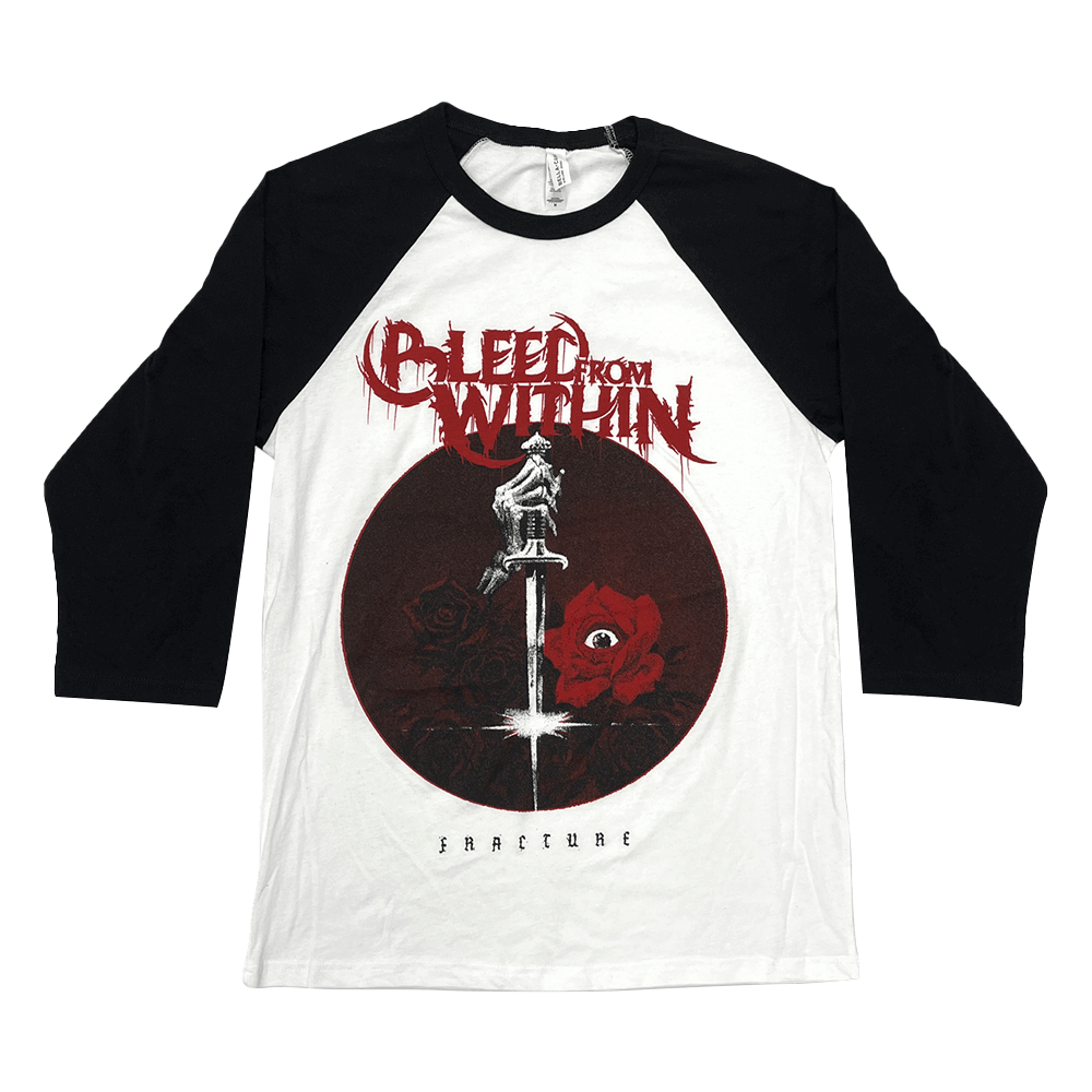 Fracture Raglan - Black/White - US - Bleed From Within